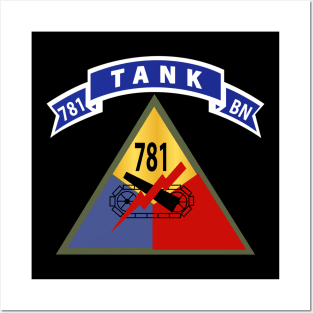 781st Tank Battalion w Tab X 300 Posters and Art